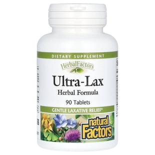 草本配方 Natural Lax Ultra 90片 Factors