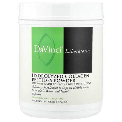 DaVinci Laboratories,Hydrolyzed Collagen Peptides Powder, Un