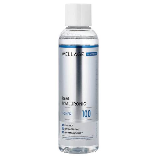Wellage,Real Hyaluronic Toner 100, 6.76 fl oz (200 ml)