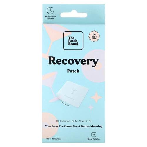 The Patch Brand,Recovery Patch, 15 Clear Patches