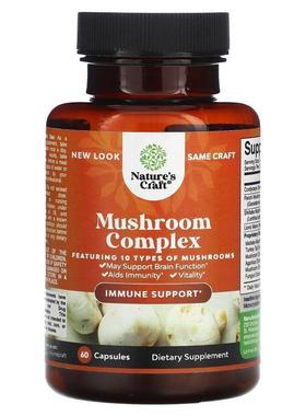 Natures Craft,Mushroom Complex, 60 Capsules
