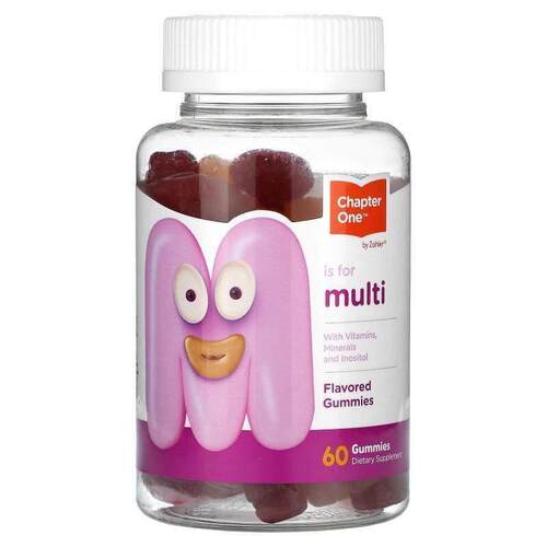 Chapter One,M Is For Multi, Flavored, 60 Gummies