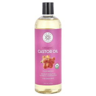 Pure Body Naturals,Organic Castor Oil, 16 fl oz (473 ml)