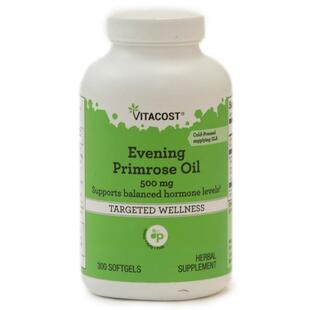 Vitacost,Evening Primrose Oil, 500 mg, 300 Softgels