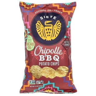 Siete,Potato Chips, Chipotle BBQ, 5.5 oz (156 g)