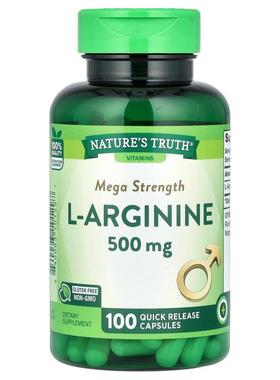 Nature's Truth,L-Arginine, 1,000 mg, 100 Quick Release Capsu