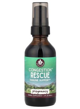 WishGarden Herbs,Congestion™ Rescue, Pregnancy, 2 fl oz (59