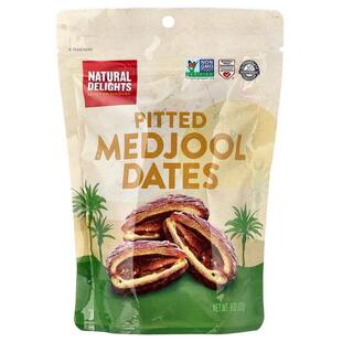 Natural Delights,Pitted Medjool Dates, 8 oz (227 g)