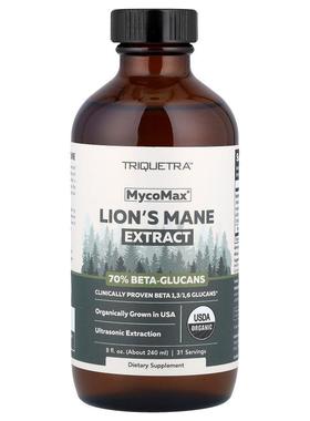 Triquetra Health,MycoMax®, Lion's Mane Extract, 8 fl oz (240