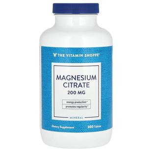 The Vitamin Shoppe,Magnesium Citrate, 200 mg, 300 Tablets