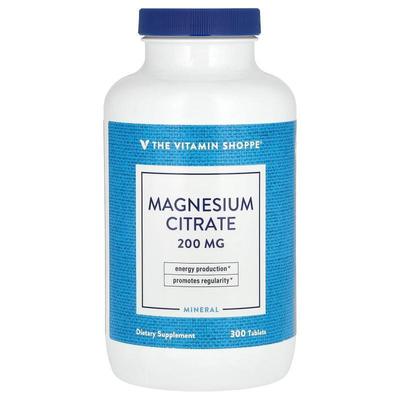 The Vitamin Shoppe,Magnesium Citrate, 200 mg, 300 Tablets