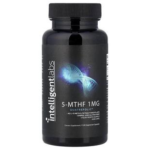 Intelligent Labs,5-MTHF，1 毫克，120 粒素食胶囊