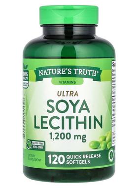 Nature's Truth,Ultra Soya Lecithin, 1,200  mg, 120 Quick Rel