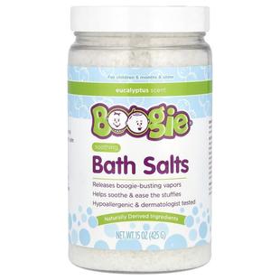 Boogie Wipes,Soothing Bath Salts, Eucalyptus, 15 oz (425 g)
