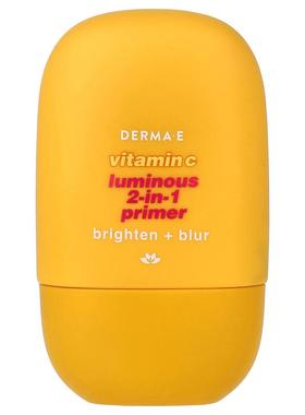 DERMA E,Vitamin C Luminous 2-in-1 Primer, For All Skin Types