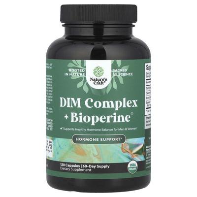 Natures Craft,DIM 复合物 + BioPerine®，120 粒胶囊