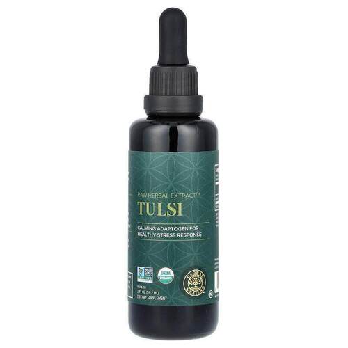 Global Healing,Raw Herbal Extract, Tulsi, 2 fl oz (59.2 ml)