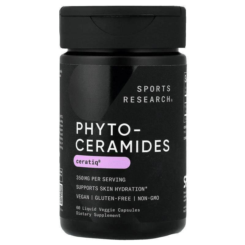 Sports Research,Phyto-Ceramides, 350 mg , 60 Liquid Veggie C