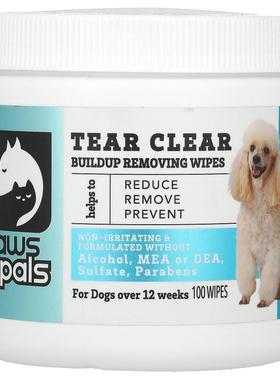 Paws &amp;amp; Pals,狗狗专用去除泪痕湿巾，100 片