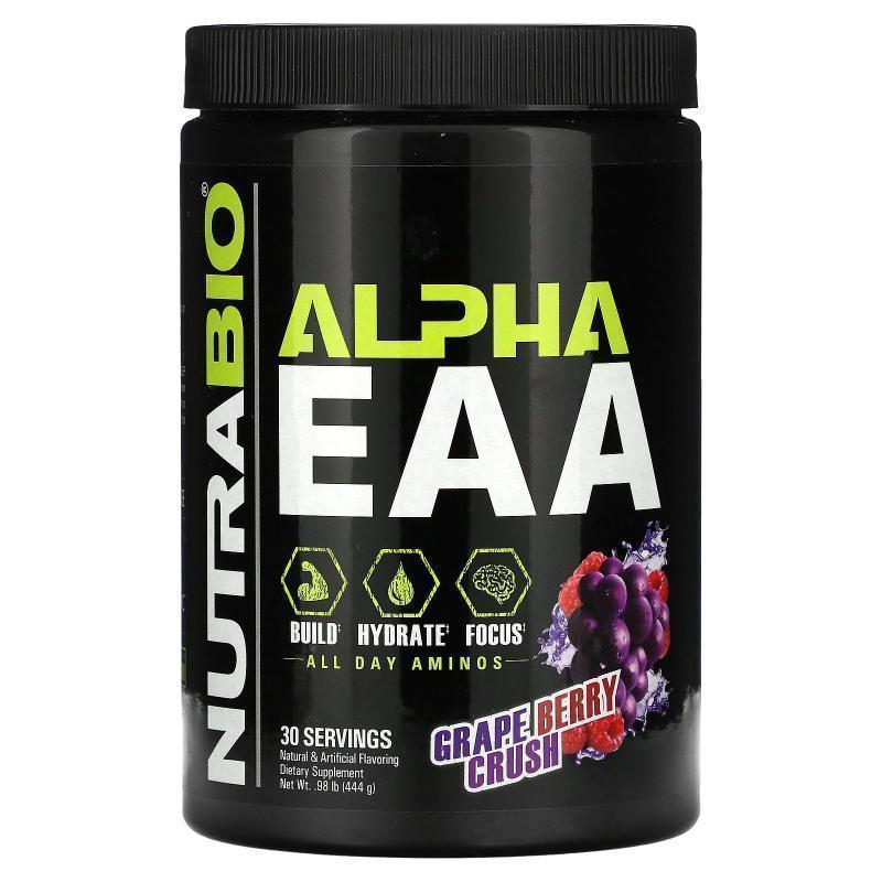 Nutrabio Labs,Alpha EAA，桃茶，0.91 磅（413 克）