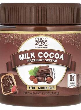 ChocZero生酮曲奇涂酱面包早餐酱多口味天然优质涂抹酱0糖