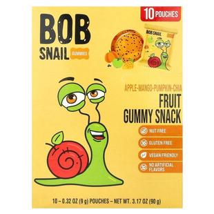 Gummy Fruit Snack Apple Cherry Bob Sour Snail