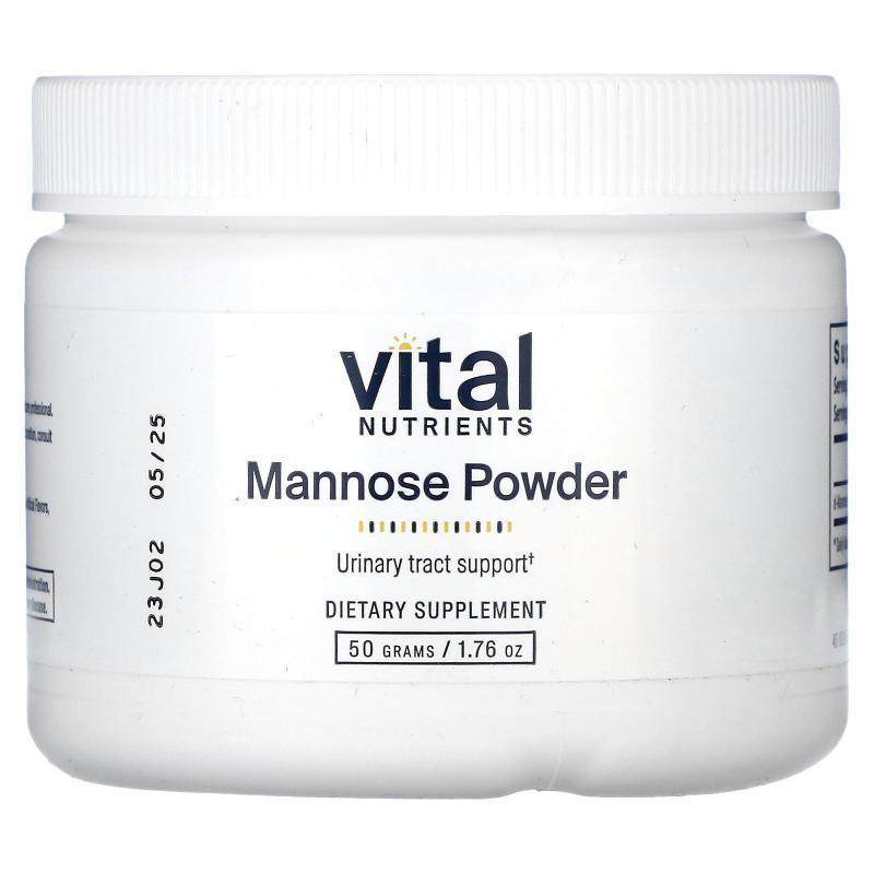 Vital Nutrients,Mannose Powder, 1.76 oz (50 g)