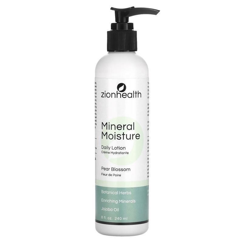 Zion Health,Mineral Moisture, Daily Lotion, White Coconut