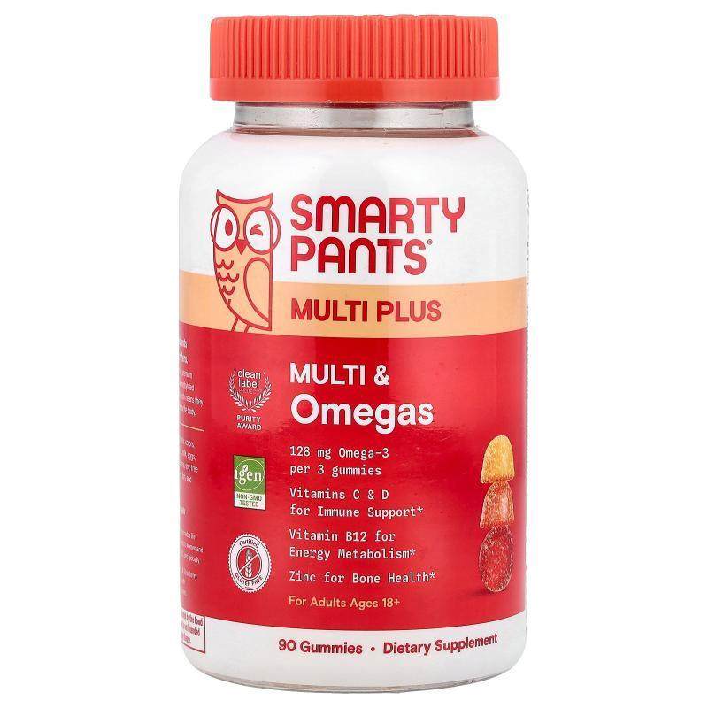 SmartyPants,Multi Plus, Multi &amp;amp;amp; Omegas Gummies