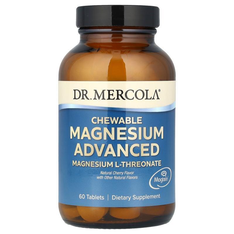 Mercola博士,高级镁咀嚼片，天然樱桃味，60 片
