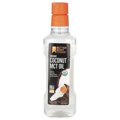 BetterBody Foods,Organic Coconut MCT Oil, 16.9 fl oz (500 ml