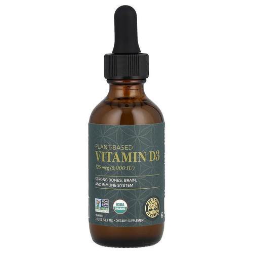 Global Healing,Plant-Based Vitamin D3, 125 mcg (5,000 IU), 2