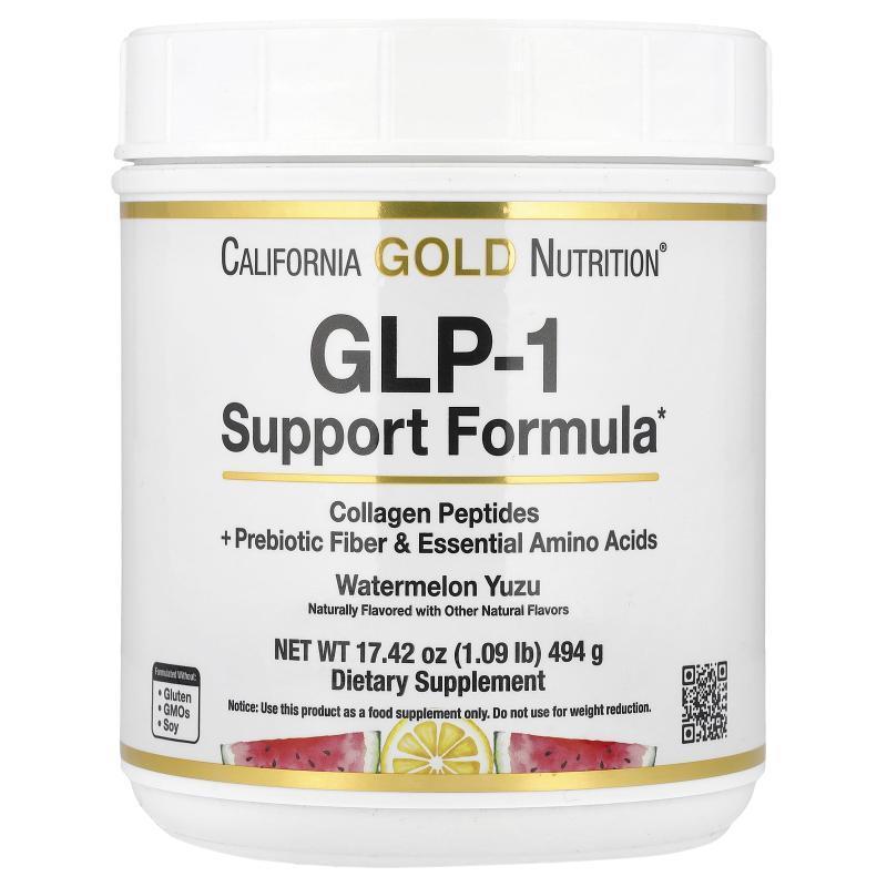 California Gold Nutrition,GLP-1 支持配方，西瓜柚子味，1.09 4