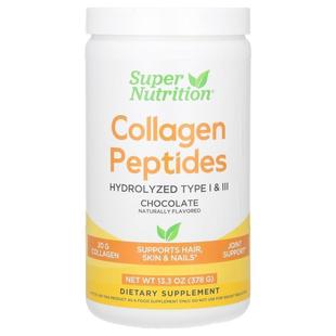 Super Nutrition,Collagen Peptides, Chocolate, 13.33 oz (378