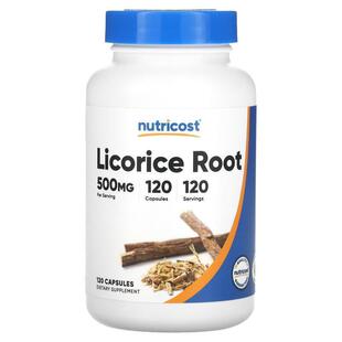 Nutricost,Licorice Root, 500 mg, 120 Capsules