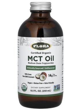 Flora,Organic MCT Oil, 8.5 fl oz (250 ml)