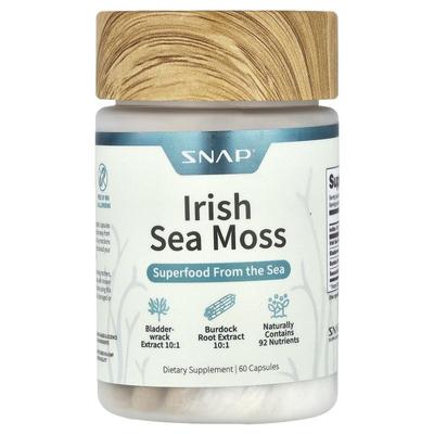 Snap Supplements,Irish Sea Moss, 60 Capsules