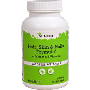 Vitacost,Hair, Skin & Nails Formula with MSM and B Vitamins,