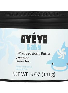 Ayeya,Baby, Whipped Body Butter, Fragrance-Free, 5 oz (141 g