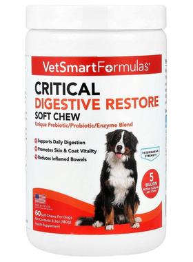 VetSmart Formulas,关键消化修复软糖，适合狗狗，60 片，6.3 盎1