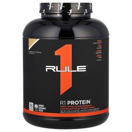 Rule One Proteins,R1 Protein Powder Drink Mix, Cookies Creme