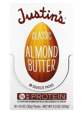 Justin's Nut Butter,经典杏仁酱