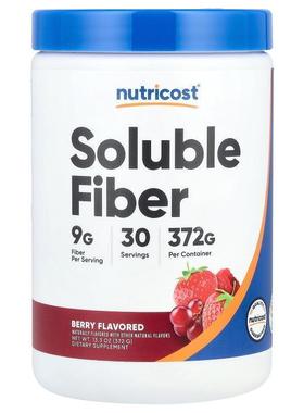 Nutricost,Soluble Fiber, Berry, 13.3 oz (372 g)