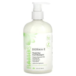 DERMA E,Ramos Clean Curls, Wash Day Curl Shampoo, For Wavy,