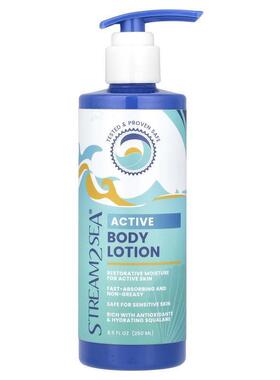 Stream2Sea,活性身体乳，8.5 液量盎司（250 毫升）