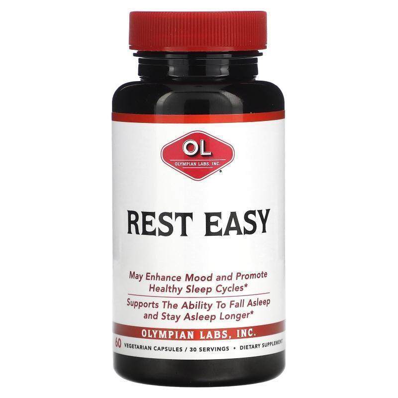 博奥维,Rest Easy, 60 Vegetarian Capsules