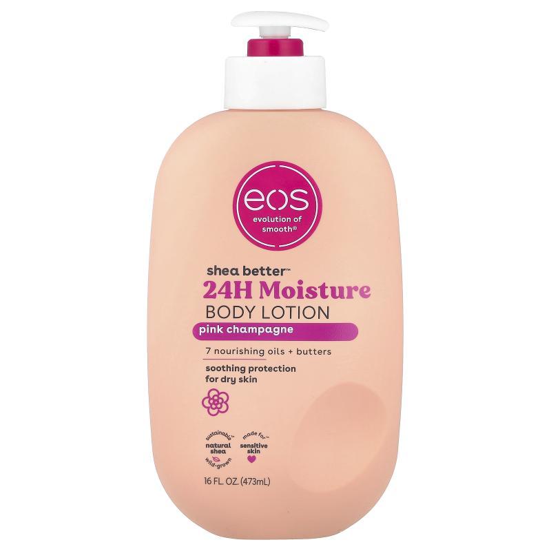 EOS,Shea Better™, 24H Moisture Body Lotion, Pink Champagne,