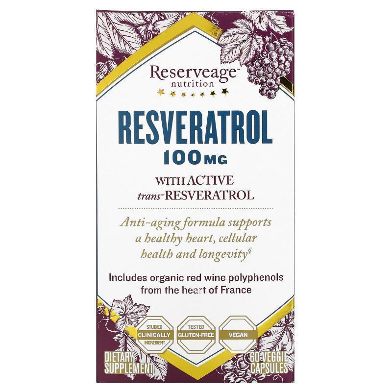 Reserveage Nutrition,白藜芦醇