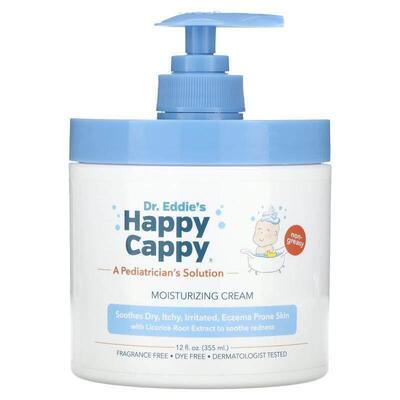 Happy Cappy,保湿霜，无香，12 液量盎司（355 毫升）