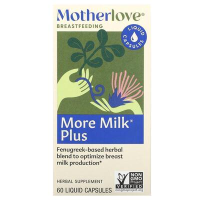Motherlove,More Milk Plus, 60 Liquid Capsules